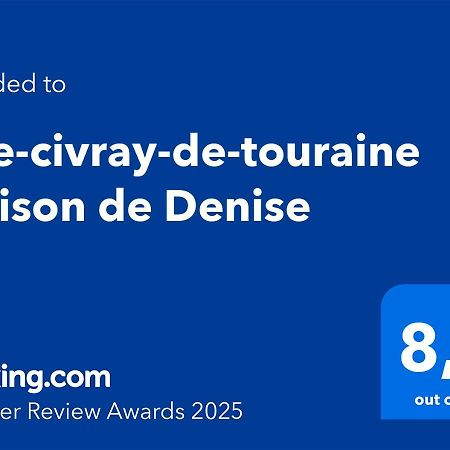 Gite-Civray-De-Touraine Maison De Denise Exterior foto